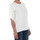 Textil Mulher T-Shirt mangas curtas Vero Moda 10196235 VMSEATTLE FRILL 2/4 TOP EXP SNOW WHITE Branco