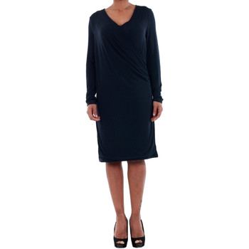 Textil Mulher Vestidos curtos Vero Moda 10191364 VMNAOMI L/S WRAP SHORT DRESS D2-1 NIGHT SKY Azul
