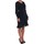 Textil Mulher Vestidos Vero Moda 10198721 VMHENNA FIFI SMOCK L/S SHORT DRESS SB2 BLACK Preto