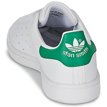 adidas Originals STAN SMITH J Branco / Verde