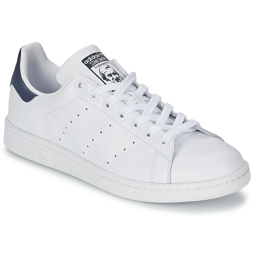 Sapatos Sapatilhas Sneaker adidas Originals STAN SMITH Branco / Azul