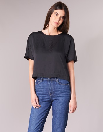 Textil Mulher Tops / Blusas G-Star Raw COLLYDE WOVEN TEE Preto