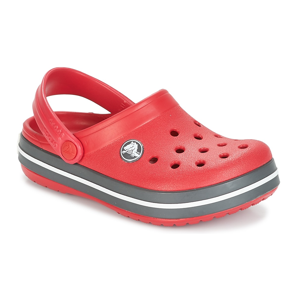 Sapatos Criança Tamancos Crocs Jogurt CROCBAND CLOG KIDS Vermelho