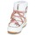 Sapatos Mulher Botas de neve Moon Boot PEACE & LOVE WP Branco / Rosa / Ouro