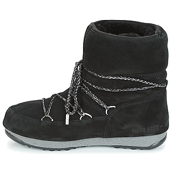 Moon Boot LOW SUEDE WP Preto