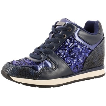 Sapatos Mulher Sapatilhas Guess carryall LACEYY PAILLETTES Cinza