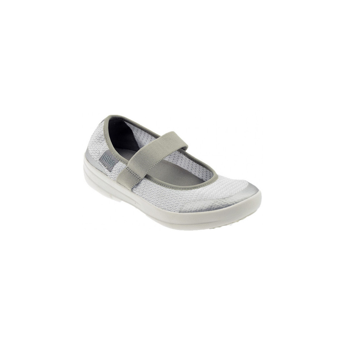 Sapatos Mulher Sapatilhas FitFlop FitFlop UBERKNIT MARY JANES Prata