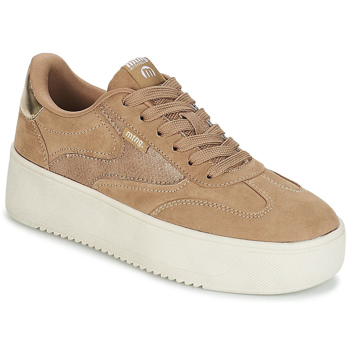 Sapatos Mulher Sapatilhas MTNG SOFTY Bege