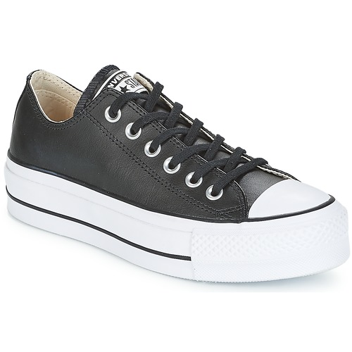 Tênis Converse Chuck Taylor All Star Ox Lift Couro Platform Preto