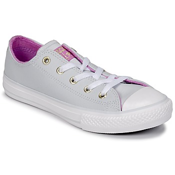 Sapatos Rapariga Sapatilhas Converse CHUCK TAYLOR ALL STAR HI Aço / anis / Rosa fúchia  / Brilhante / Branco