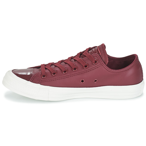 Converse CHUCK TAYLOR ALL STAR LEATHER OX Bordô