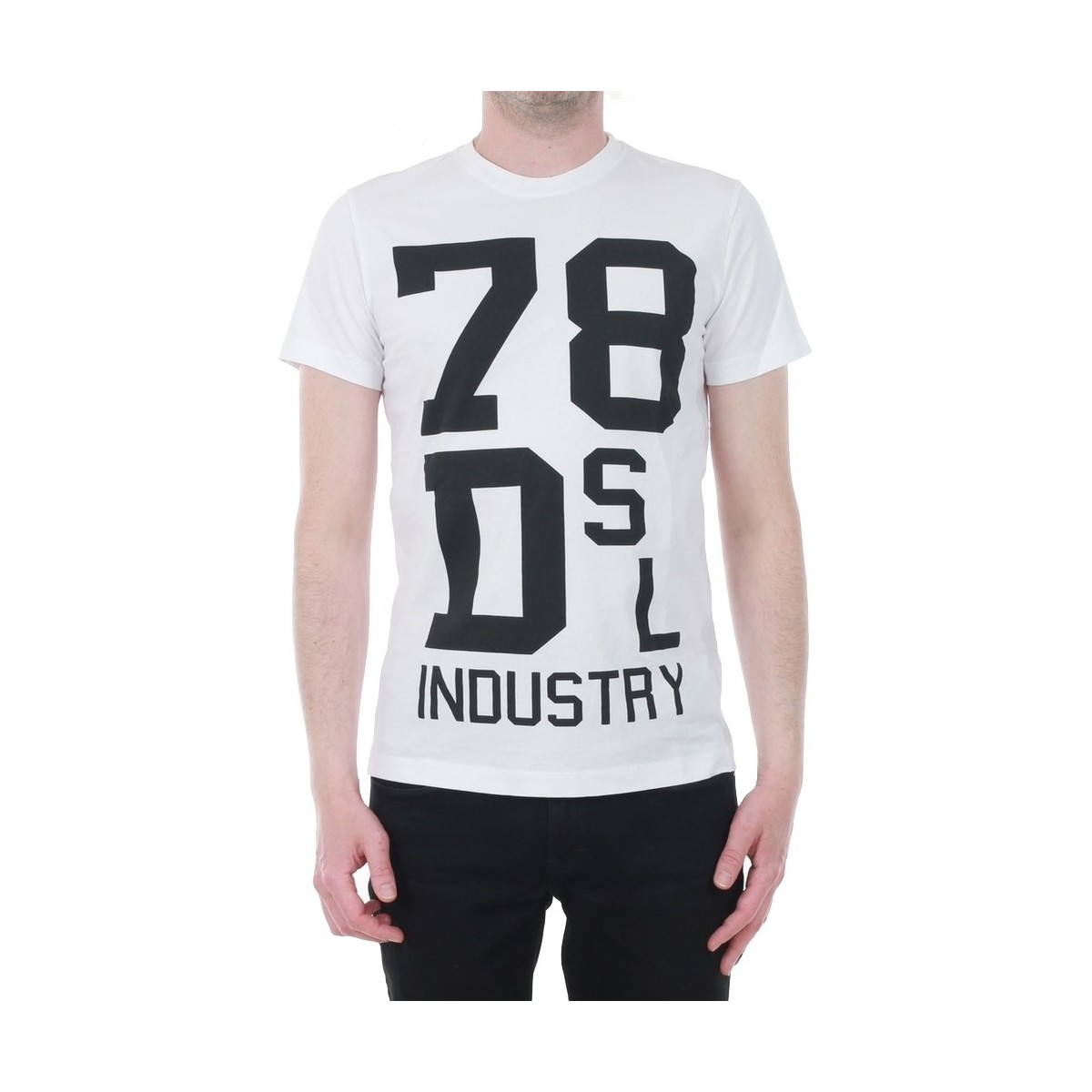 Textil Homem T-Shirt mangas curtas Diesel DIETSHUA172ST0304796 - 002 Branco
