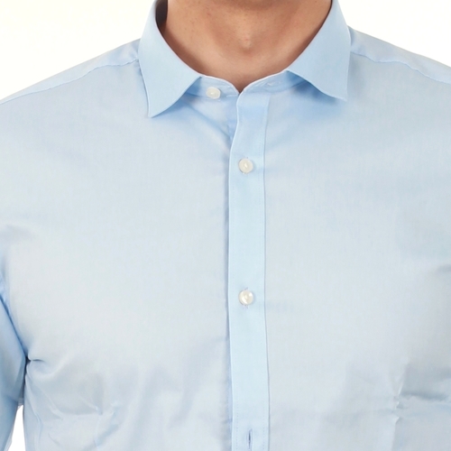 Jack & Jones 12097662 JJPRPARMA SHIRT L/S NOOS CASHMERE BLUE/SUPER SLIM Azul