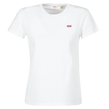 Textil Mulher T-Shirt mangas curtas Levi's PERFECT TEE Branco