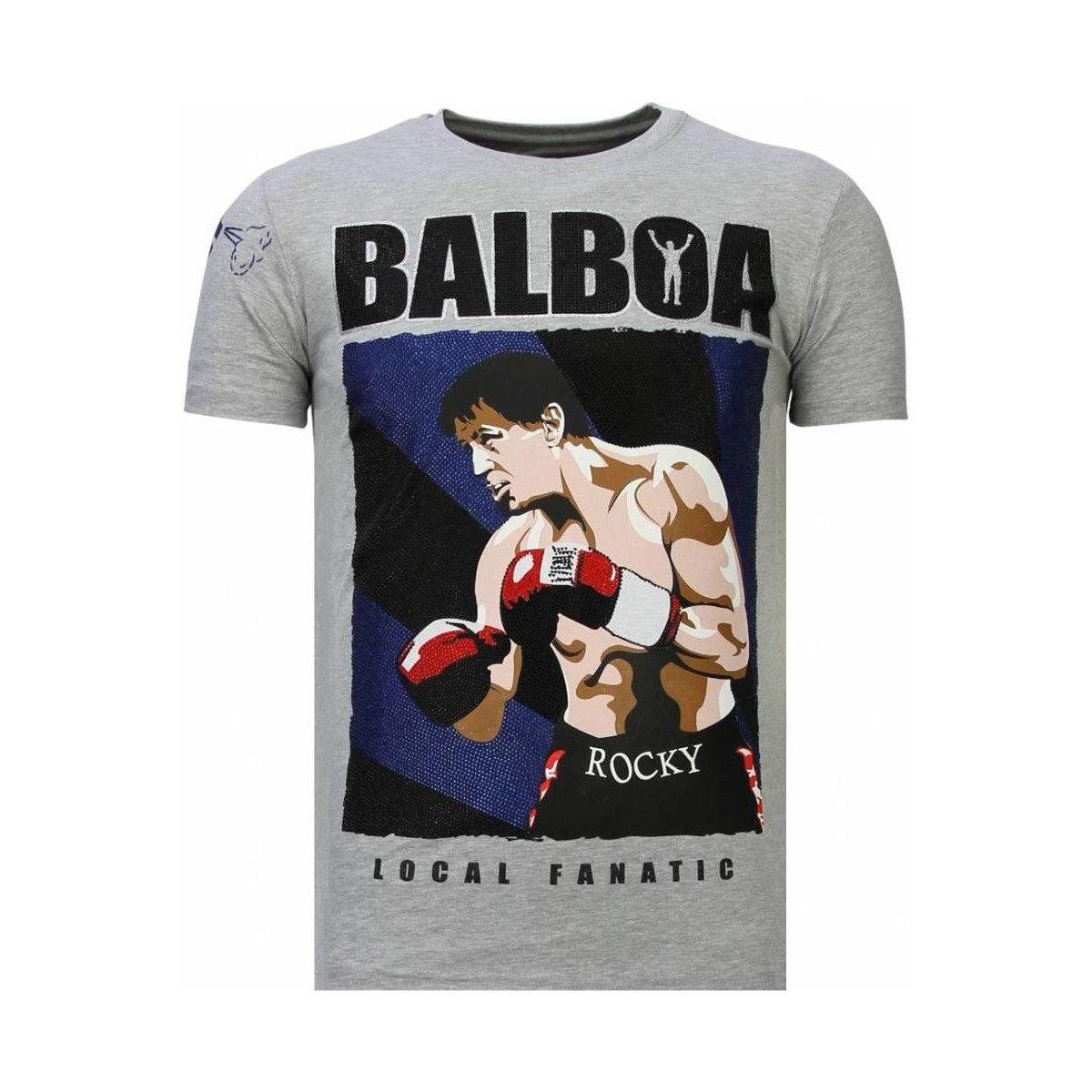 Textil Homem T-Shirt mangas curtas Local Fanatic 65012417 Cinza