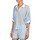Textil Mulher camisas Brigitte Bardot AMARANTE Azul / Branco