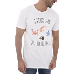 Textil Homem T-Shirt mangas curtas Les Tricolores J'PEUX PAS J'AI BOUILLABAISSE Branco