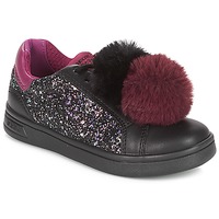 Sapatos Rapariga Sapatilhas Geox J DJROCK GIRL Preto / Violeta