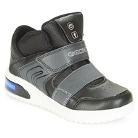 Sapatos Rapaz por correio eletrónico : at Geox J XLED BOY Preto