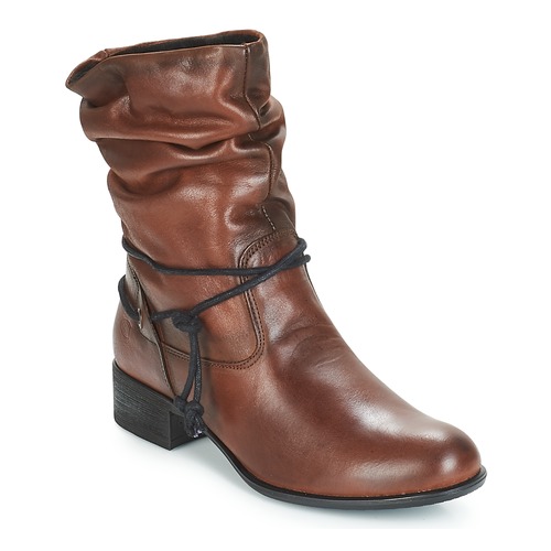 Sapatos Mulher Botins Casual Attitude JETTER Castanho
