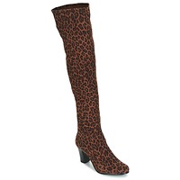 Sapatos Mulher Botas André PRISCA 3 Leopardo