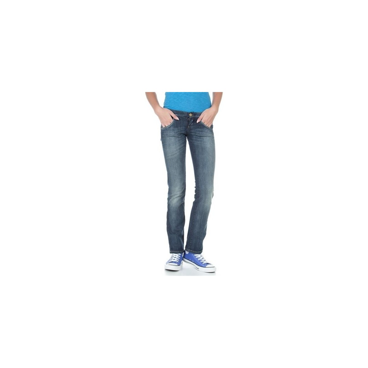 Textil Mulher Calças Jeans Lee Lynn L38418HD Azul