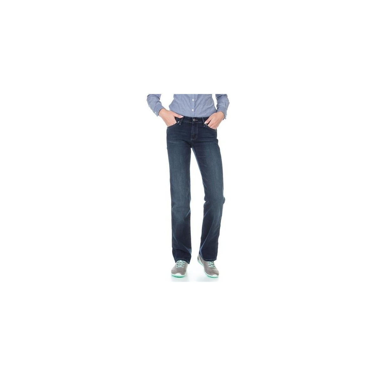 Textil Mulher Calças Jeans Wrangler Sara W212QC818 Azul
