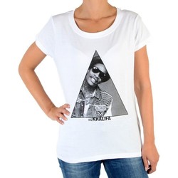 Textil Mulher Dkny Kids tie-dye logo T-shirt dress Eleven Paris 32628 Branco