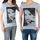 Textil Rapariga T-Shirt mangas curtas Eleven Paris 39407 Cinza