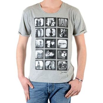 Textil Homem T-Shirt mangas curtas Joe Retro 30060 Cinza