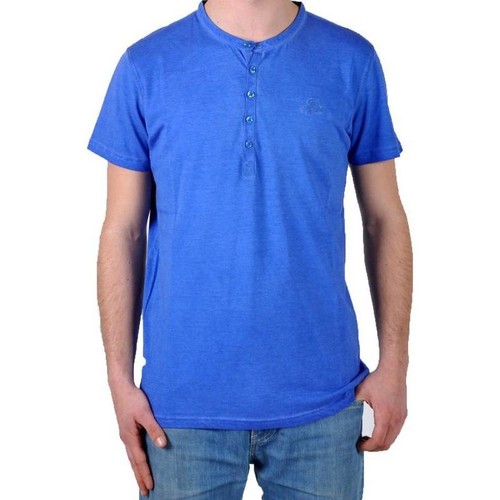 Textil Homem T-Shirt mangas curtas Joe Retro 16301 Azul