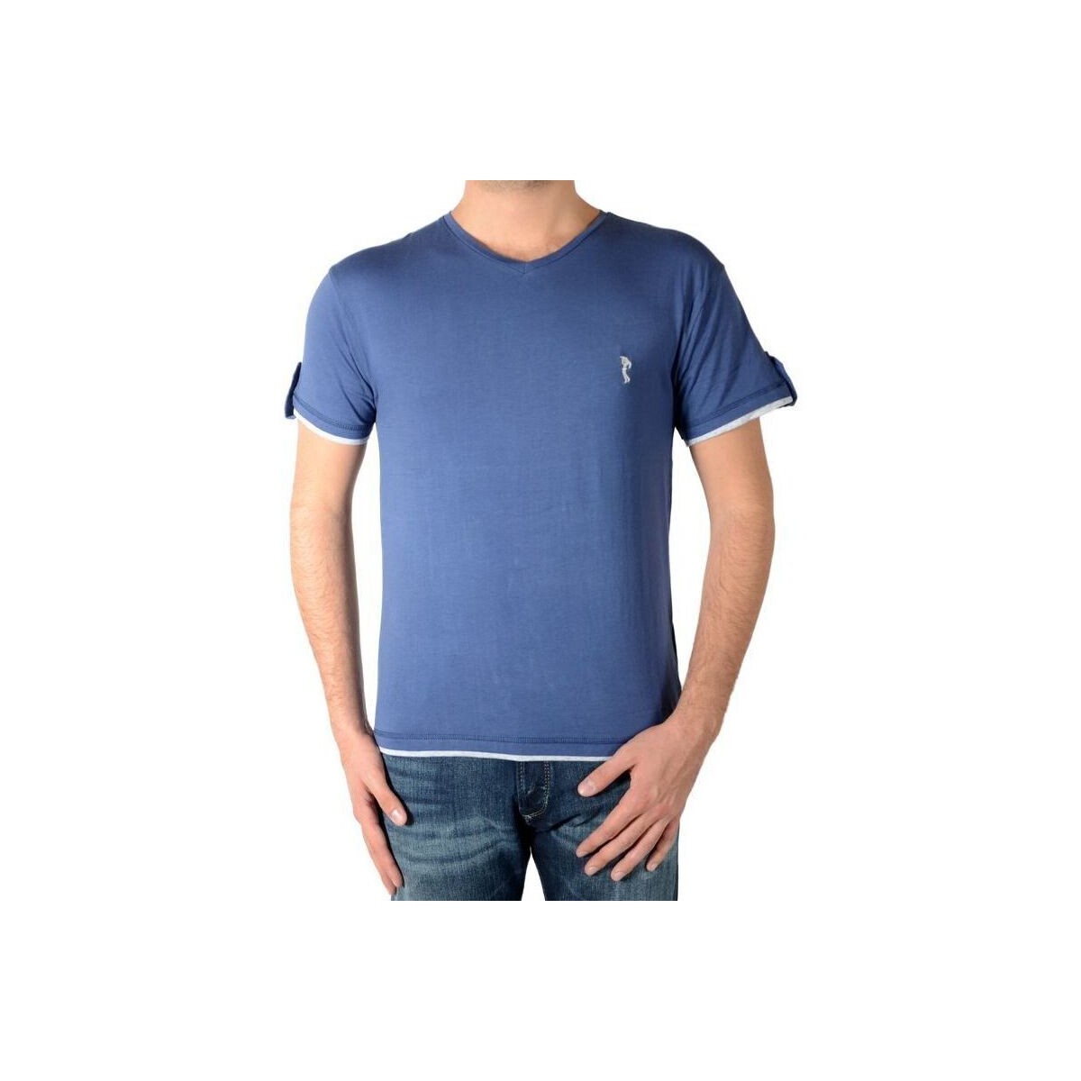 Textil Homem T-Shirt mangas curtas Marion Roth 55786 Azul