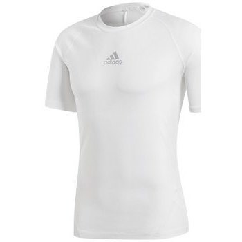 Textil Homem Mamalicious Weißes T-Shirt mit Schößchensaum adidas Originals Alphaskin Branco