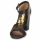 Sapatos Mulher Sandálias Sigerson Morrison STRUZZO Preto / Bronze