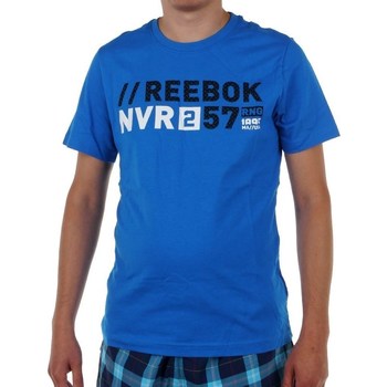 Textil Homem T-Shirt GZ5272 curtas Reebok Sport Actron Graphic Azul