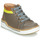 Sapatos Rapaz Franklin & Marsh QUITO Cinza / Amarelo