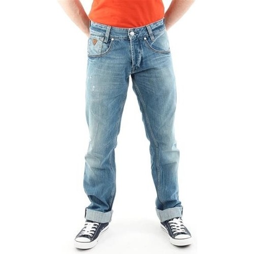 Textil Homem Calças Jeans Guess knee Outlaw M21068D0EY2 STNY Azul