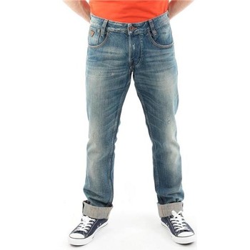 Textil Homem Calças Jeans LEA40 Guess Outlaw M22068D0EW1 LINI blue