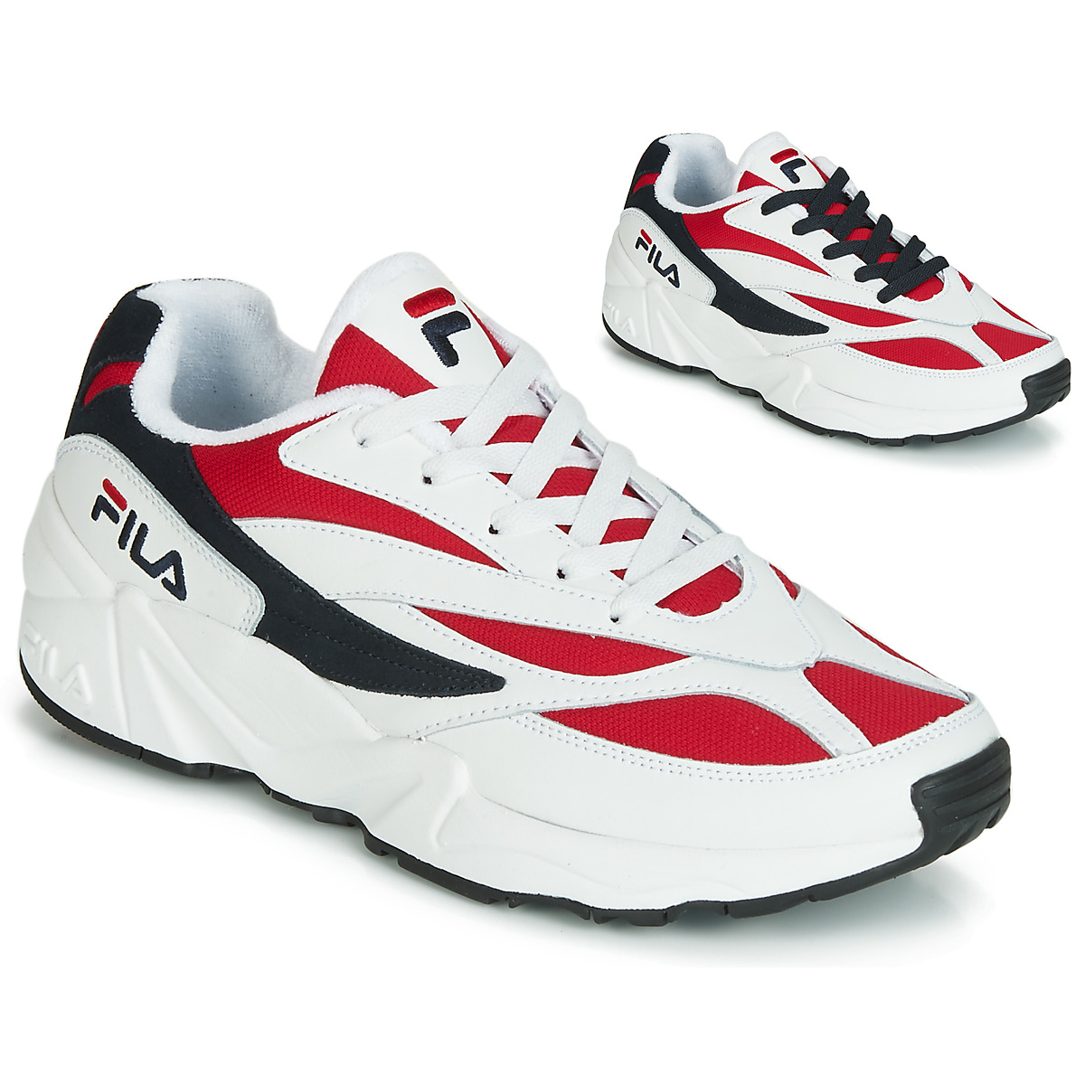 Sapatos Homem Sapatilhas Fila VENOM LOW Branco / Vermelho