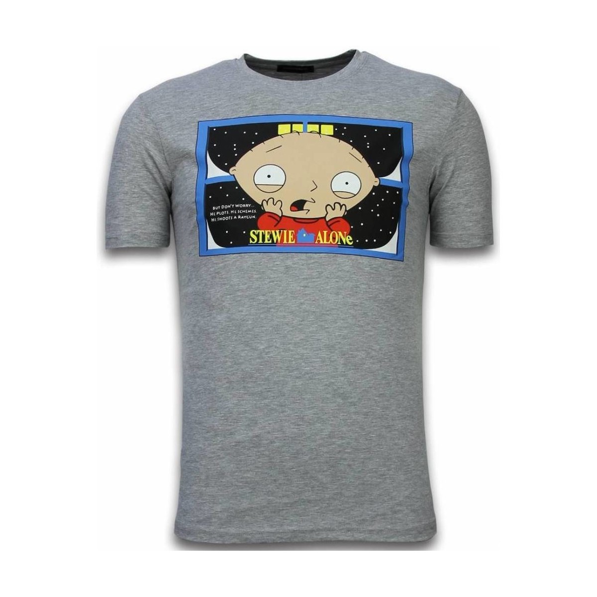 Textil Homem T-Shirt mangas curtas Local Fanatic 75945185 Cinza