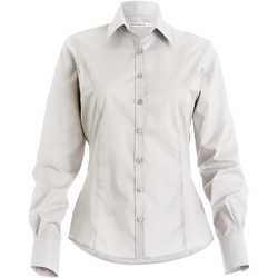 Textil Mulher camisas Kustom Kit Business Branco