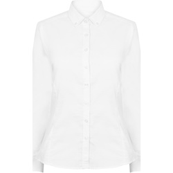 Textil Mulher camisas Henbury HB513 Branco